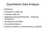 PPT - DATA TYPES AND QUANTITATIVE DATA ANALYSIS PowerPoint Presentation ...