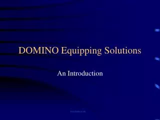 DOMINO Equipping Solutions