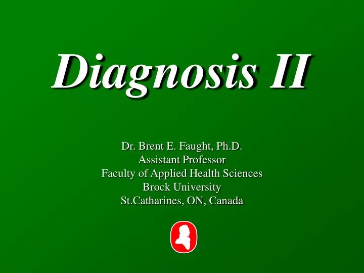 diagnosis ii
