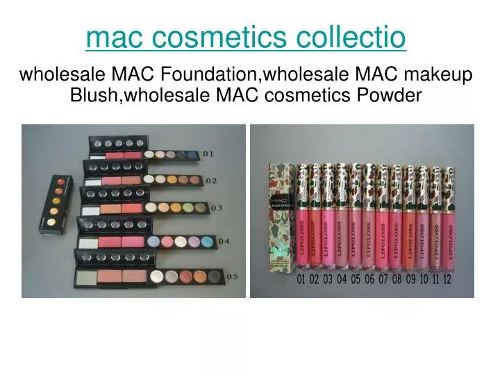 mac cosmetics collectio