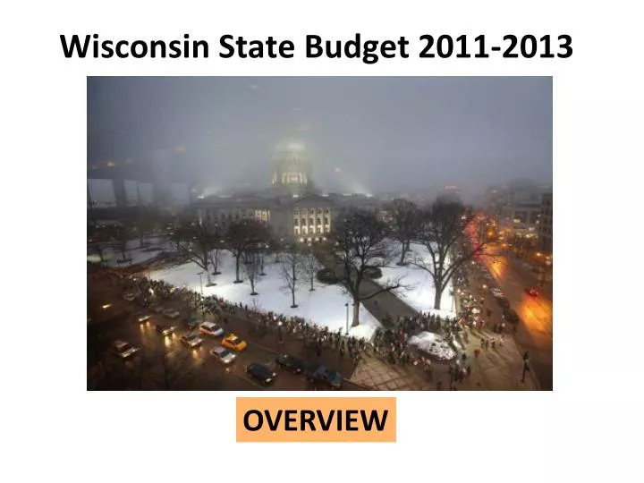 wisconsin state budget 2011 2013