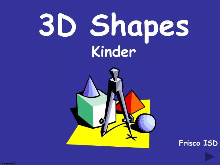 3d shapes kinder