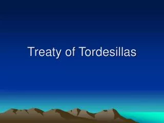 Treaty of Tordesillas