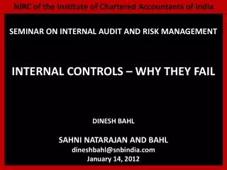 NIRC of the Institute of Chartered Accountants of India