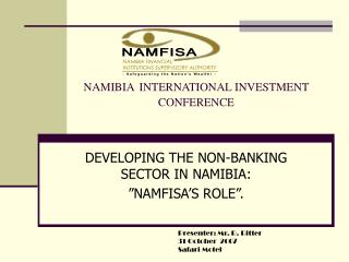 NAMIBIA INTERNATIONAL INVESTMENT CONFERENCE