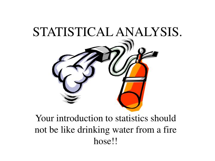 statistical analysis