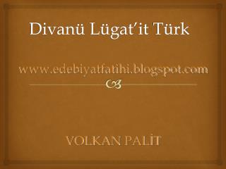 Divanü Lügat’it Türk