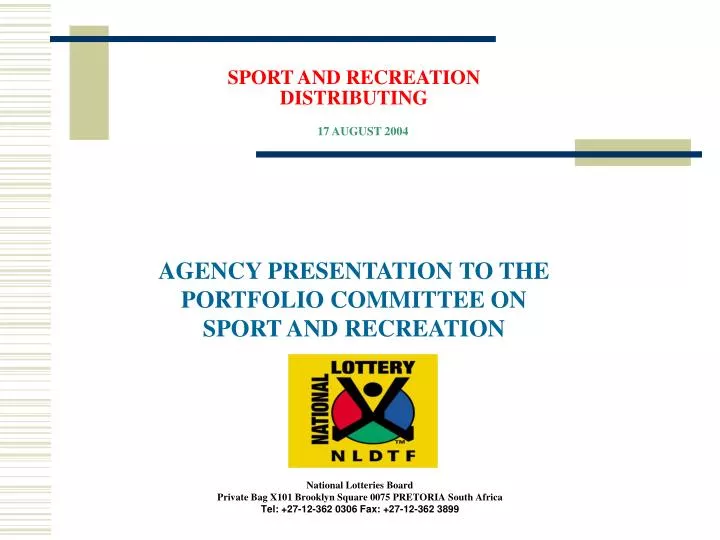 sport and recreation distributing
