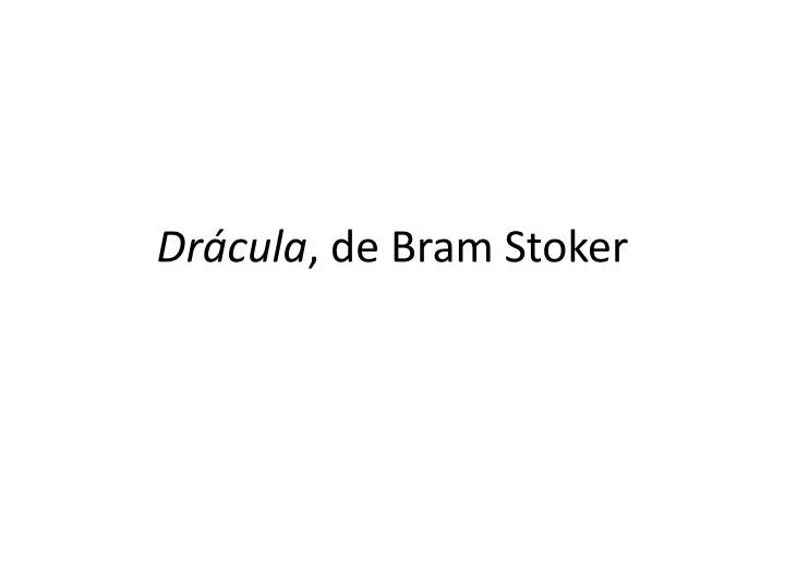 dr cula de bram stoker