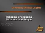 Developing Effective Leaders - slide 1