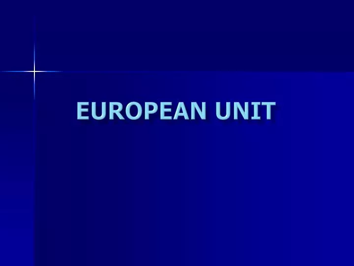 european unit