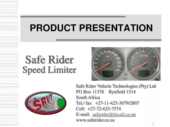 product presentation