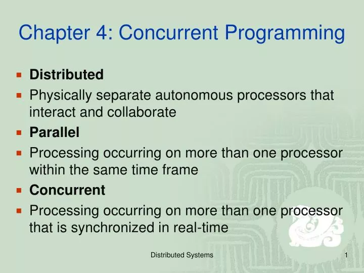 chapter 4 concurrent programming