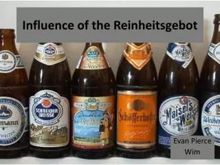 Influence of the Reinheitsgebot