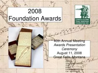 2008 Foundation Awards