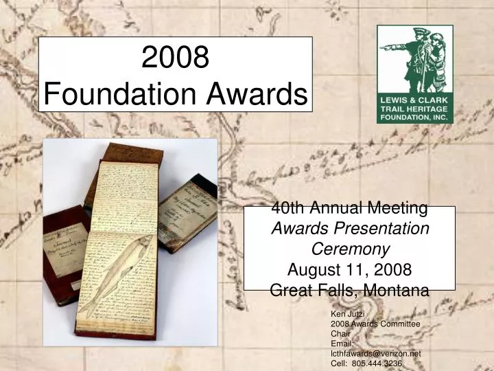 2008 foundation awards