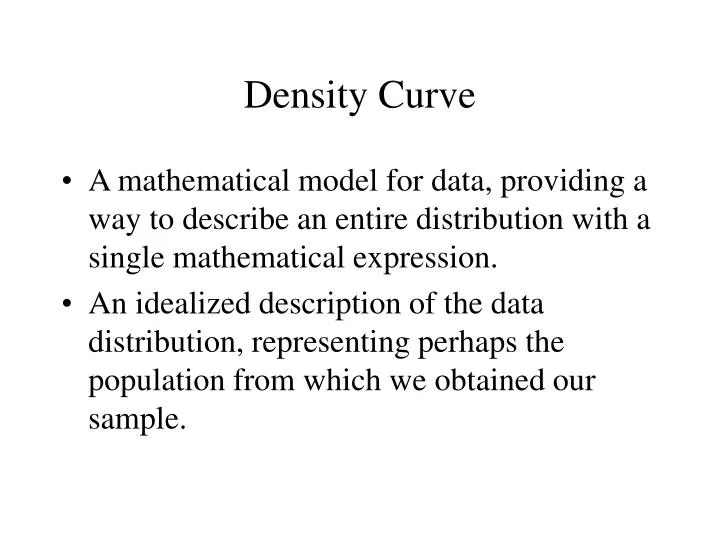 density curve