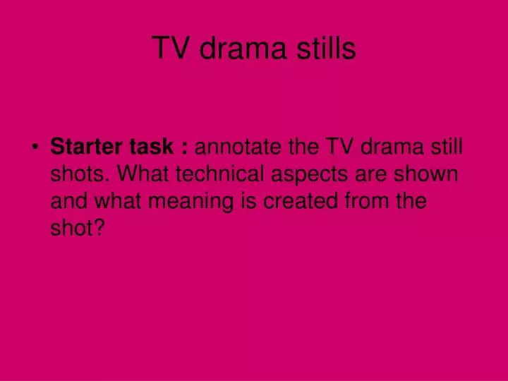 tv drama stills