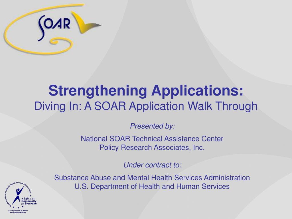Soar Disability Overview PPT - Strengthening SOAR Applications: A Comprehensive Walk-Through for ...