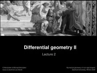 Differential geometry II
