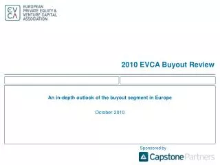 2010 EVCA Buyout Review