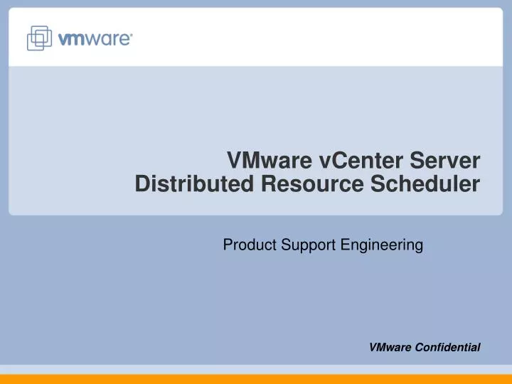 vmware vcenter server distributed resource scheduler