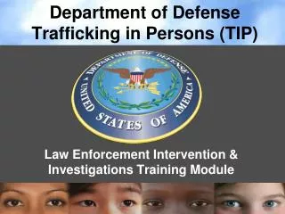 Department of Defense Trafficking in Persons (TIP)