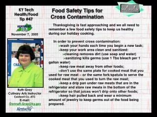 Food Safety Tips for Cross Contamination