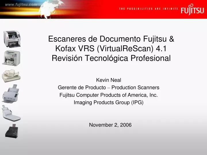 escaneres de documento fujitsu kofax vrs virtualrescan 4 1 revisi n tecnol gica profesional