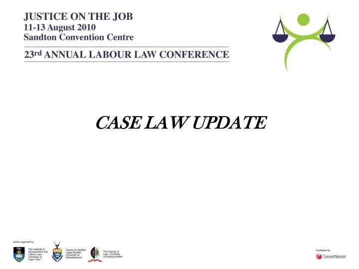 case law update