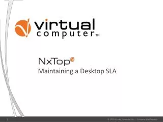 Maintaining a Desktop SLA