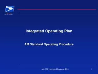 Integrated Operating Plan