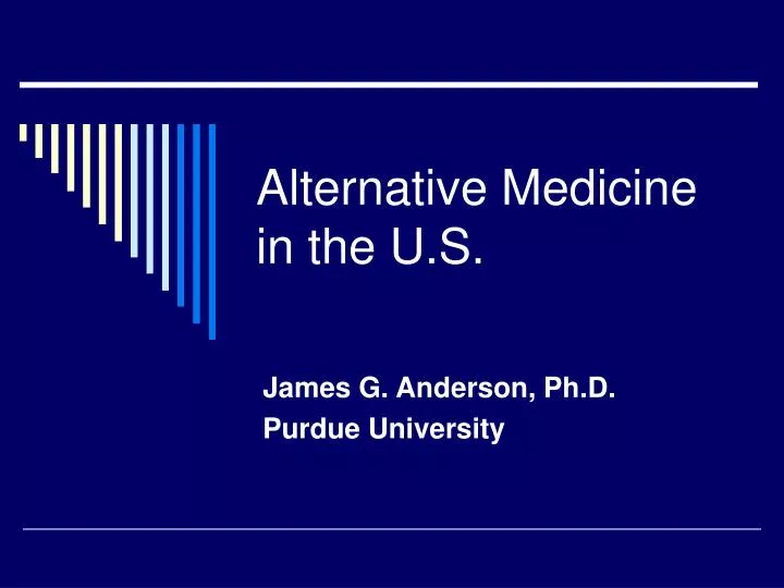 alternative medicine in the u s