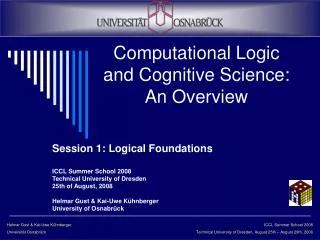 Computational Logic and Cognitive Science: An Overview