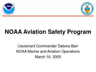 NOAA Aviation Safety Program