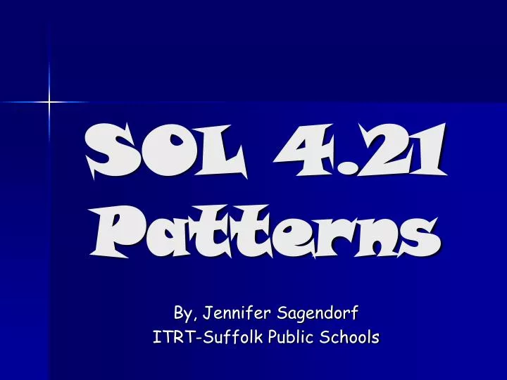 sol 4 21 patterns