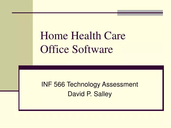 home health care office software