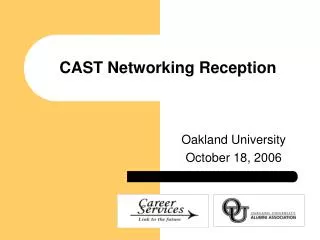 CAST Networking Reception