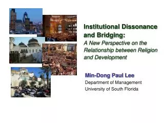 Institutional Dissonance and Bridging: A New Perspective on the Relationship between Religion and Development