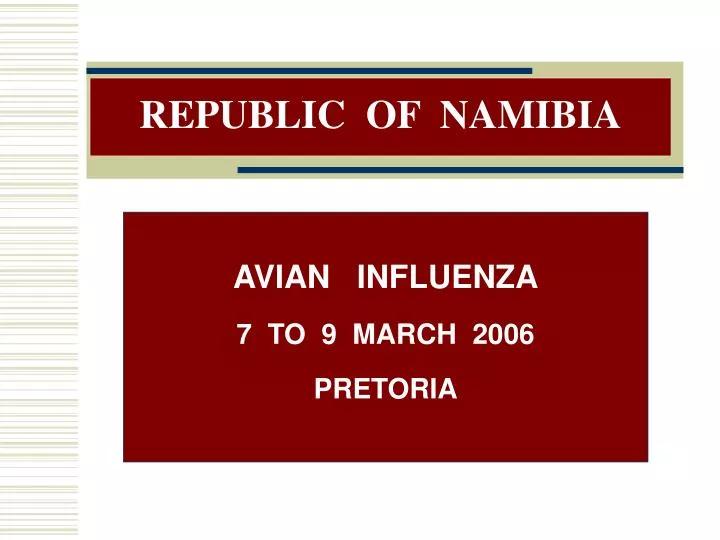 republic of namibia