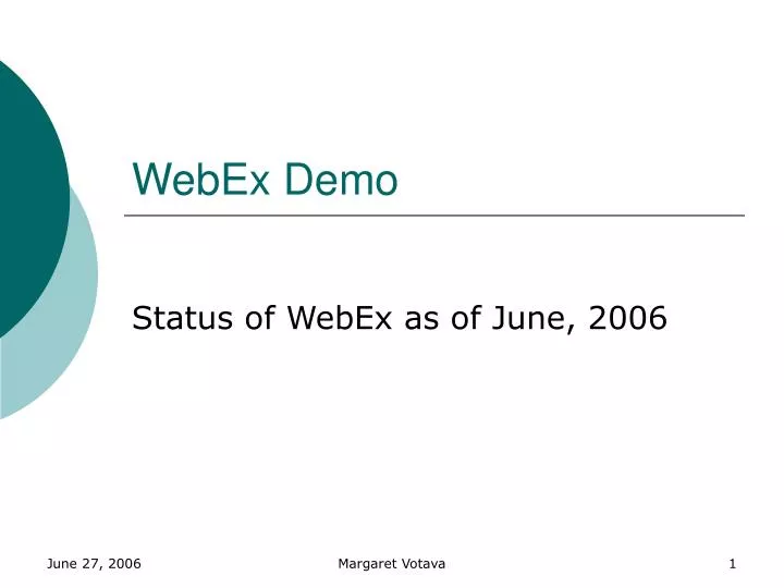 webex demo