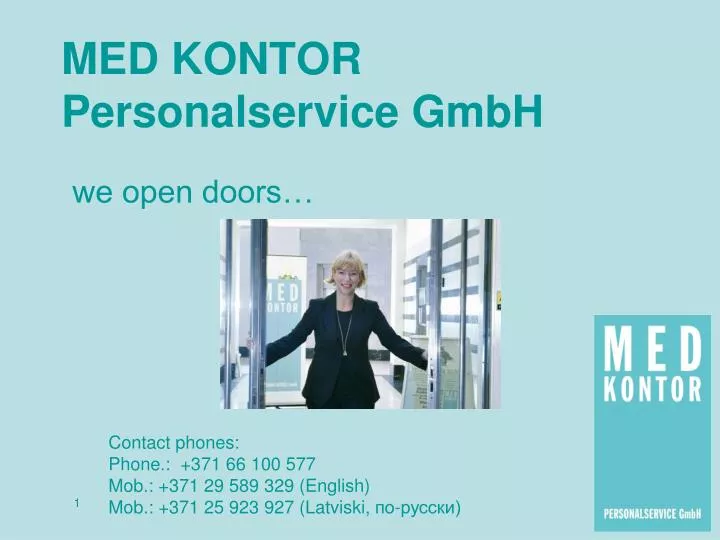 med kontor personalservice gmbh