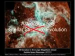 Astronomy 535 Stellar Structure Evolution - slide 1