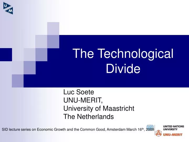 the technological divide