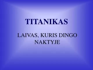 titanikas