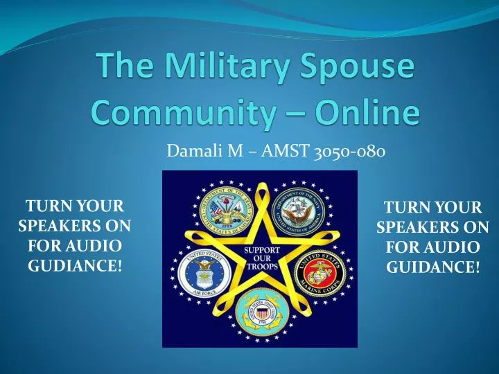 the military spouse community online