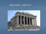 ANCIENT GREECE - slide 1