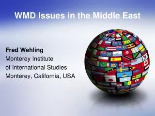 WMD Issues in the Middle East