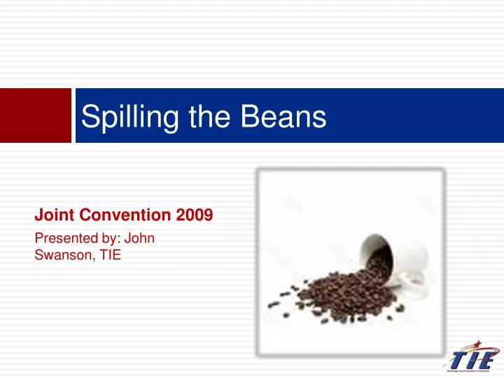 spilling the beans