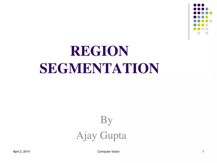region segmentation